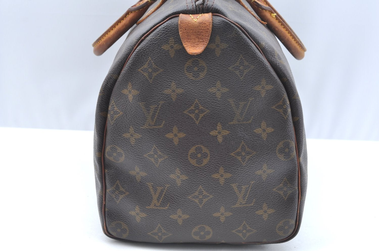 Authentic Louis Vuitton Monogram Speedy 35 Hand Boston Bag M41524 LV Junk 6156I