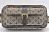 Auth Louis Vuitton Monogram Mini Juliet MM Shoulder Cross Bag M92217 Blue 6157I