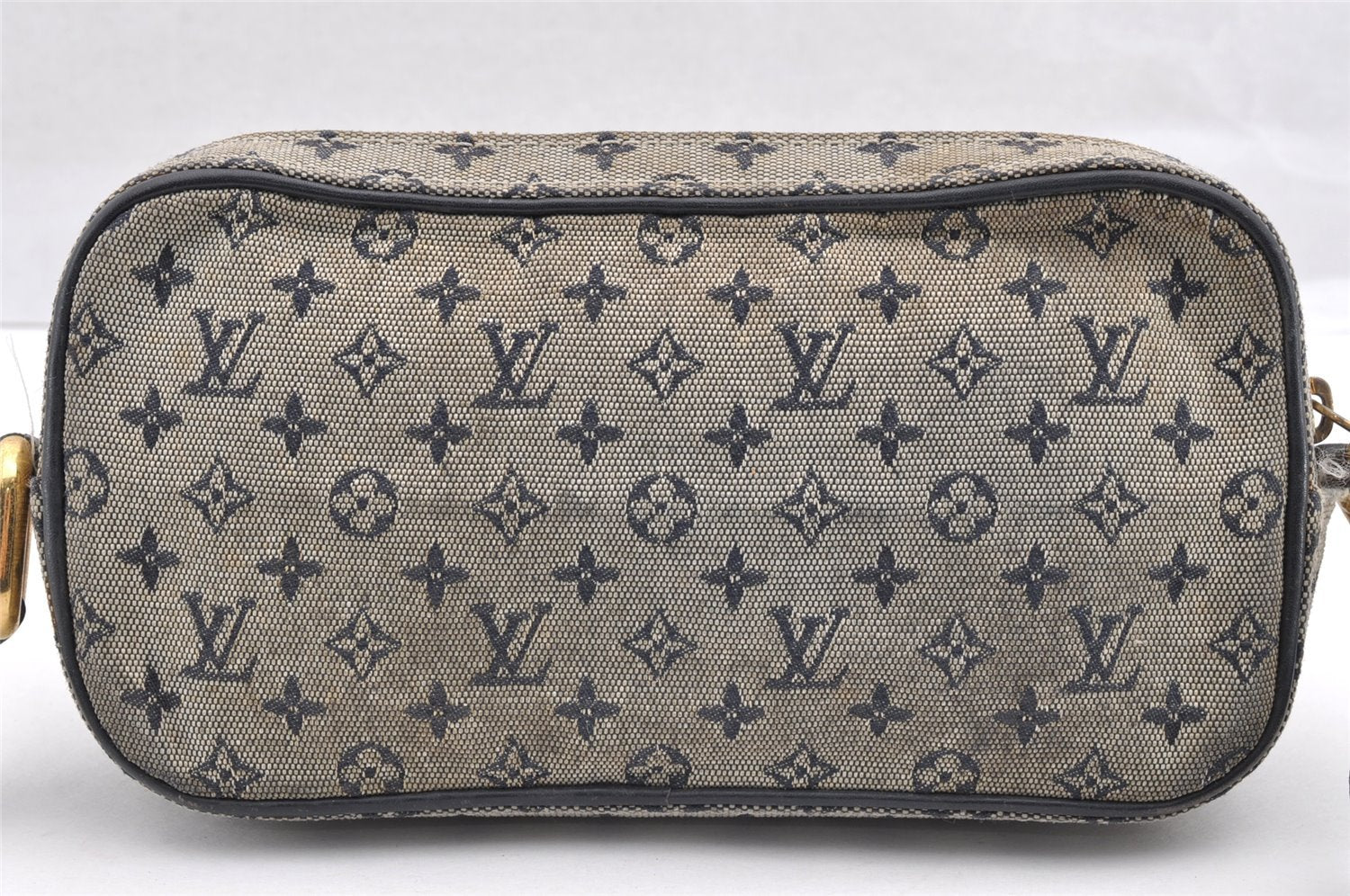 Auth Louis Vuitton Monogram Mini Juliet MM Shoulder Cross Bag M92217 Blue 6157I