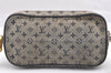 Auth Louis Vuitton Monogram Mini Juliet MM Shoulder Cross Bag M92217 Blue 6157I