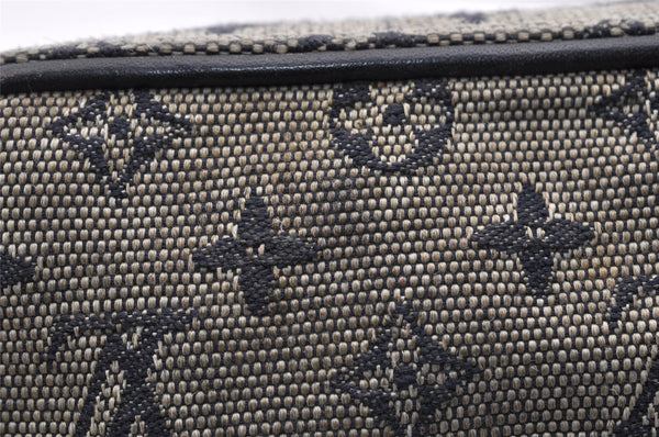 Auth Louis Vuitton Monogram Mini Juliet MM Shoulder Cross Bag M92217 Blue 6157I