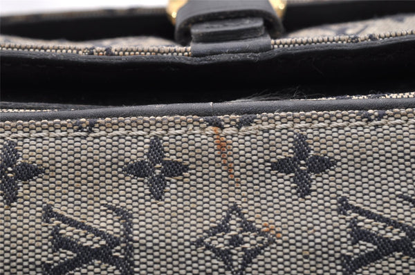 Auth Louis Vuitton Monogram Mini Juliet MM Shoulder Cross Bag M92217 Blue 6157I