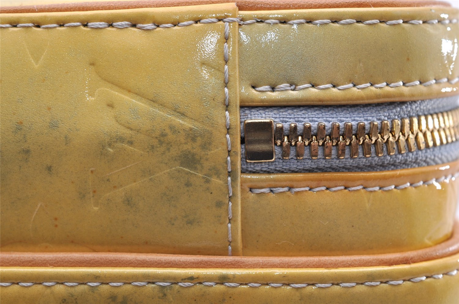 Authentic Louis Vuitton Vernis Murray Backpack Yellow M91038 LV 6158I