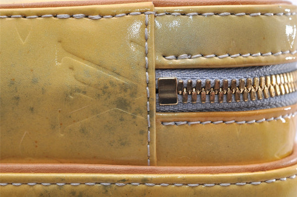 Authentic Louis Vuitton Vernis Murray Backpack Yellow M91038 LV 6158I