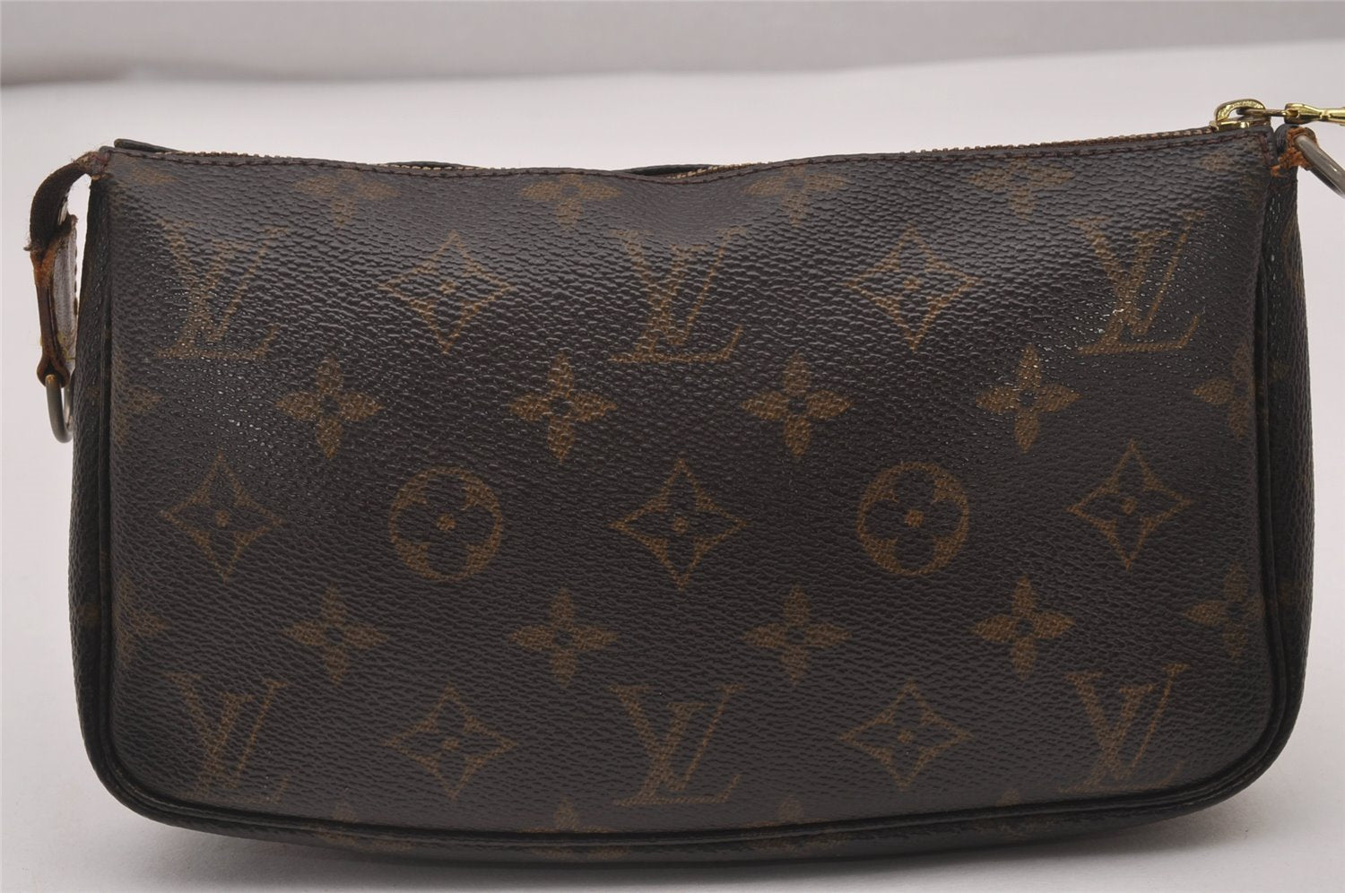 Authentic Louis Vuitton Monogram Pochette Accessoires Shoulder Cross Pouch 6160I