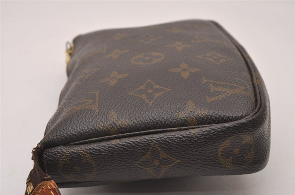 Authentic Louis Vuitton Monogram Pochette Accessoires Shoulder Cross Pouch 6160I