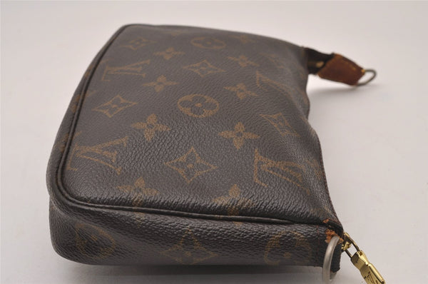 Authentic Louis Vuitton Monogram Pochette Accessoires Shoulder Cross Pouch 6160I