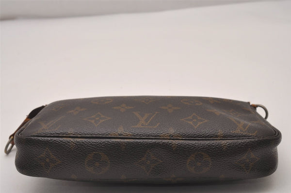 Authentic Louis Vuitton Monogram Pochette Accessoires Shoulder Cross Pouch 6160I