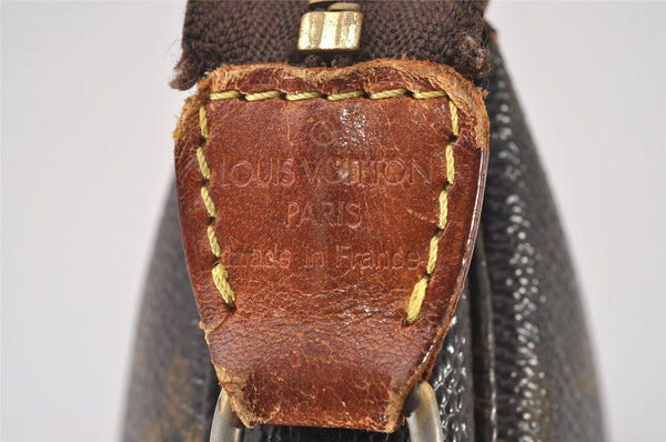 Authentic Louis Vuitton Monogram Pochette Accessoires Shoulder Cross Pouch 6160I