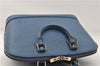 Authentic Louis Vuitton Epi Alma PM Hand Bag Blue M52145 LV 6161E
