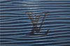Authentic Louis Vuitton Epi Alma PM Hand Bag Blue M52145 LV 6161E