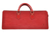 Authentic Louis Vuitton Epi Sac Triangle Hand Bag Red M52097 LV 6161I