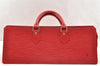 Authentic Louis Vuitton Epi Sac Triangle Hand Bag Red M52097 LV 6161I