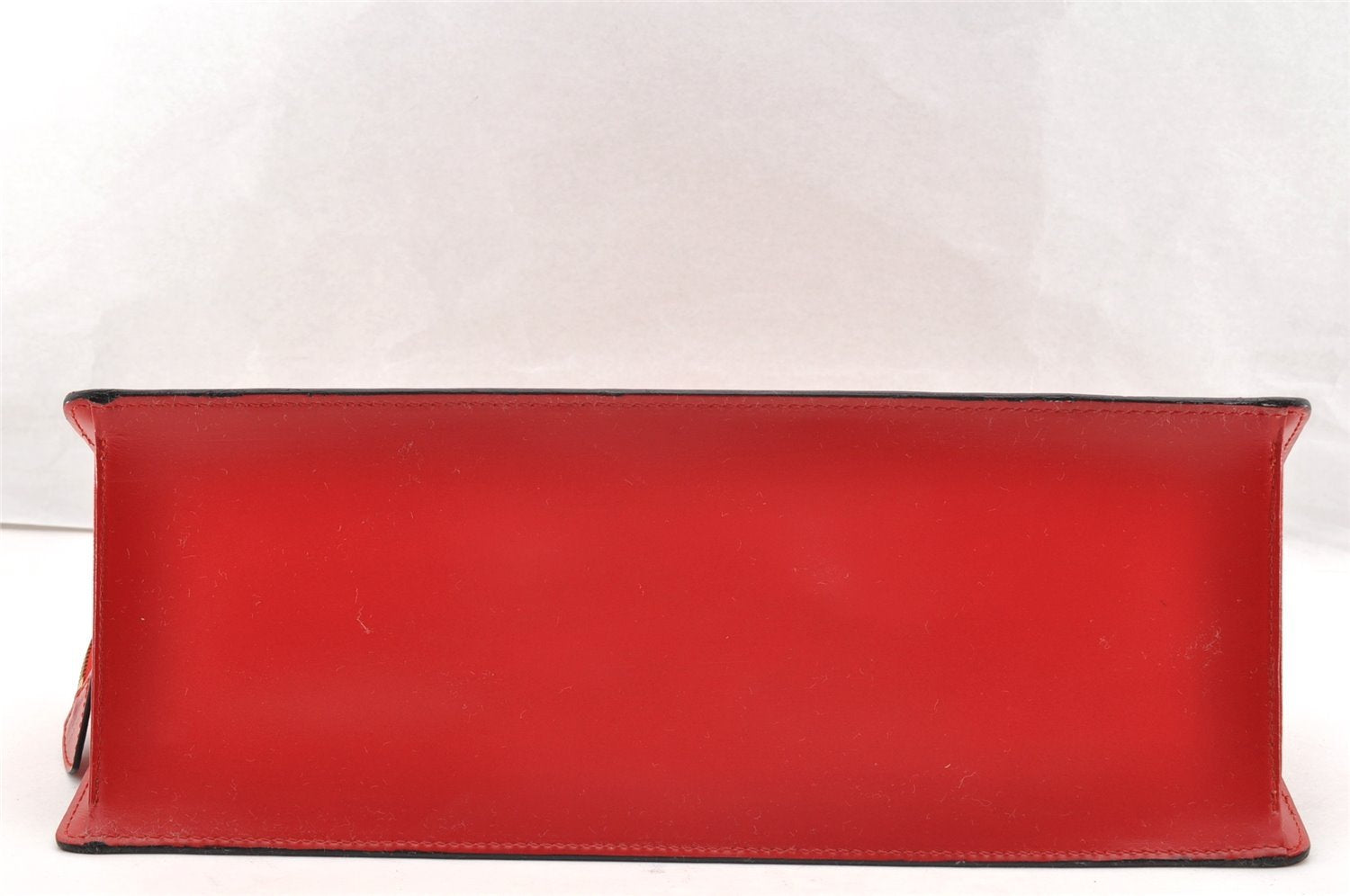 Authentic Louis Vuitton Epi Sac Triangle Hand Bag Red M52097 LV 6161I