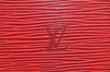 Authentic Louis Vuitton Epi Sac Triangle Hand Bag Red M52097 LV 6161I