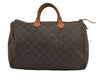 Authentic Louis Vuitton Monogram Speedy 35 Hand Boston Bag Old Model LV 6162I