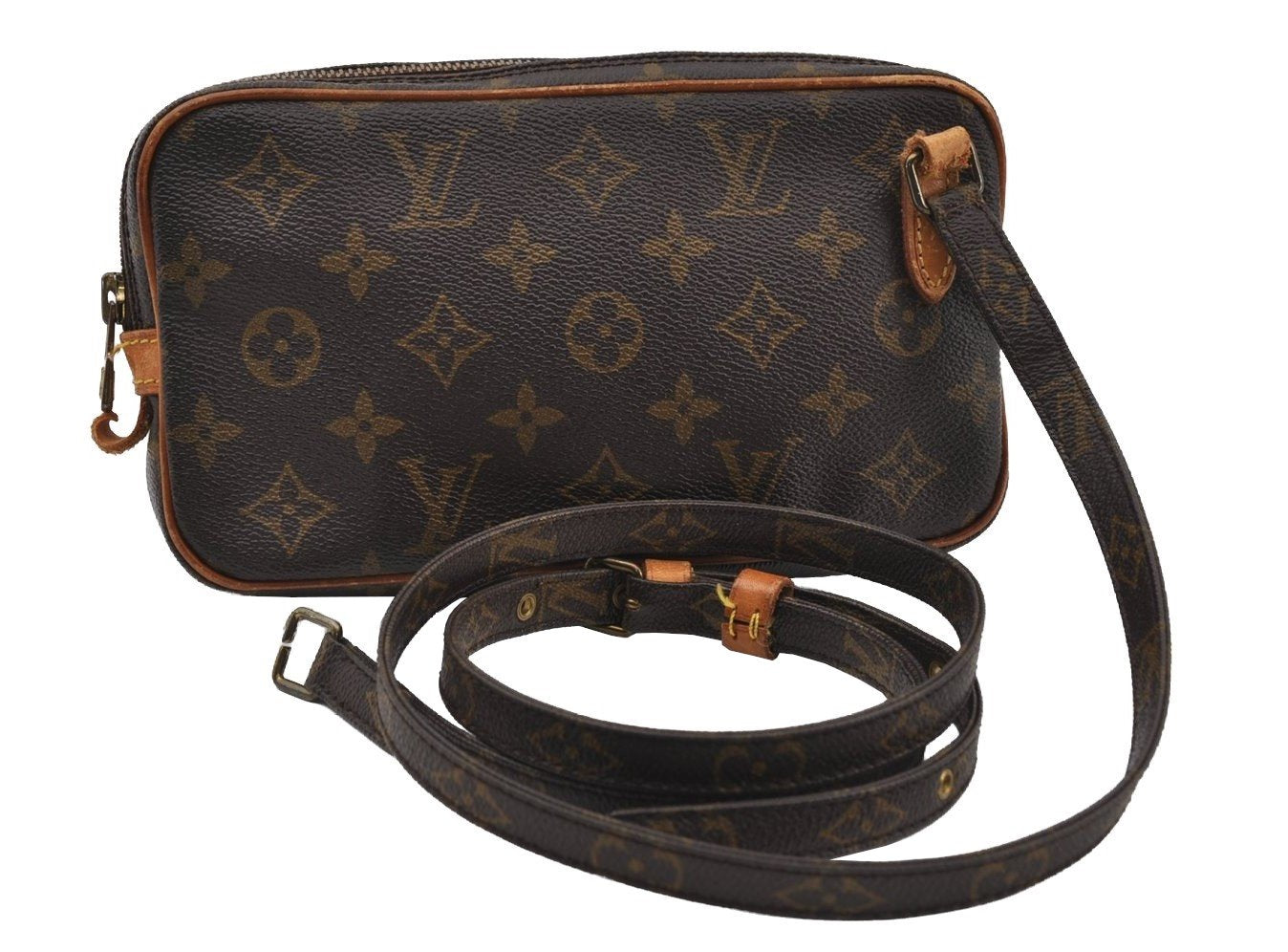 Auth Louis Vuitton Monogram Marly Bandouliere Shoulder Bag M51828 LV Junk 6164I