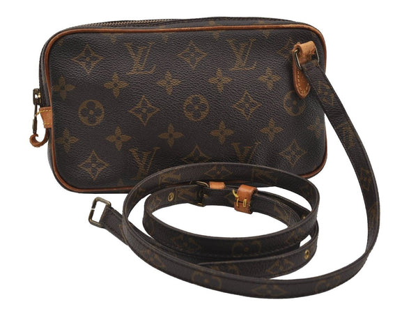 Auth Louis Vuitton Monogram Marly Bandouliere Shoulder Bag M51828 LV Junk 6164I