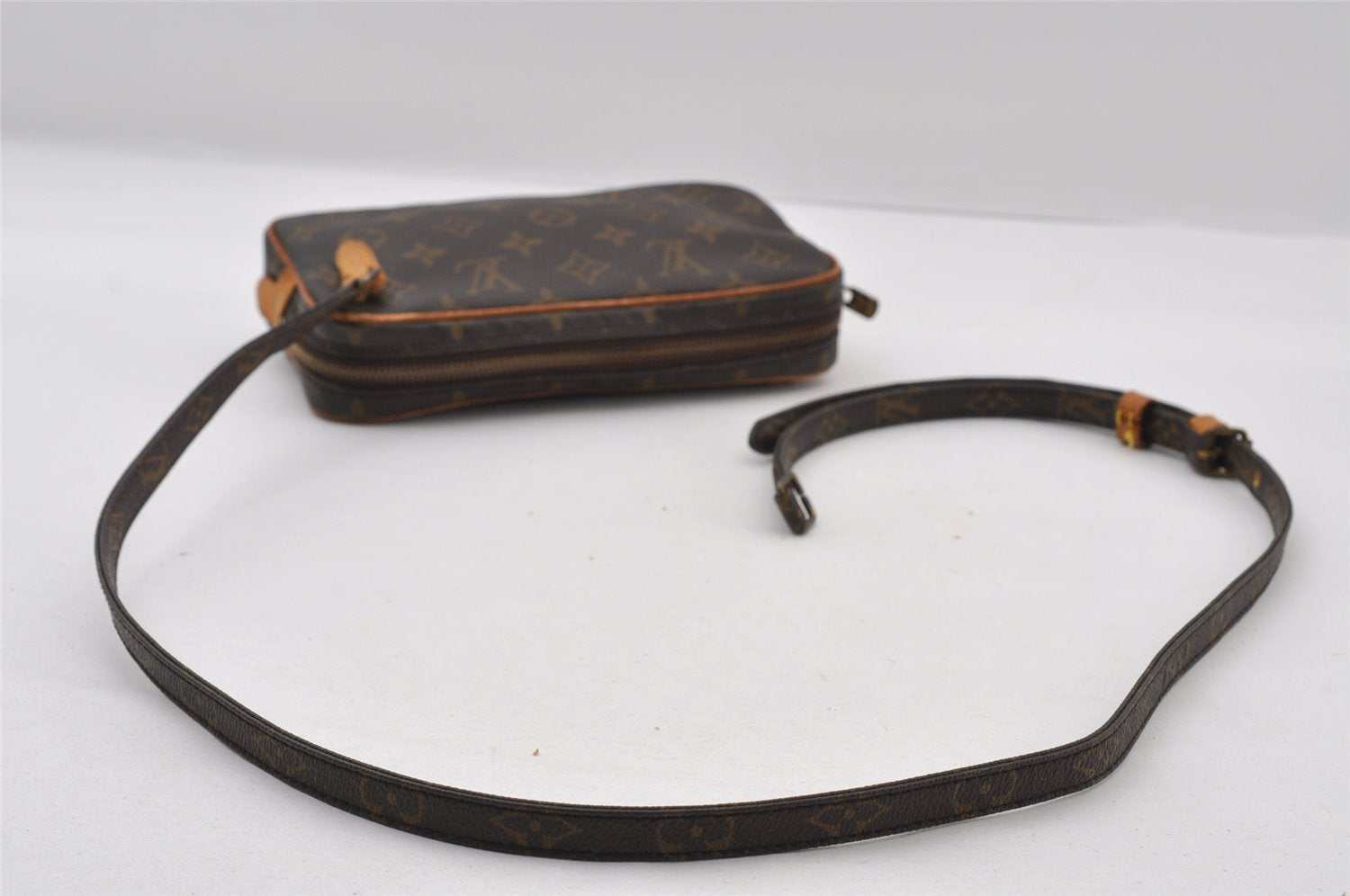 Auth Louis Vuitton Monogram Marly Bandouliere Shoulder Bag M51828 LV Junk 6164I