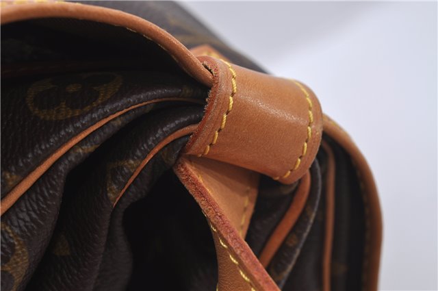 Auth Louis Vuitton Monogram Saumur 35 Shoulder Cross Body Bag M42254 LV 6165D
