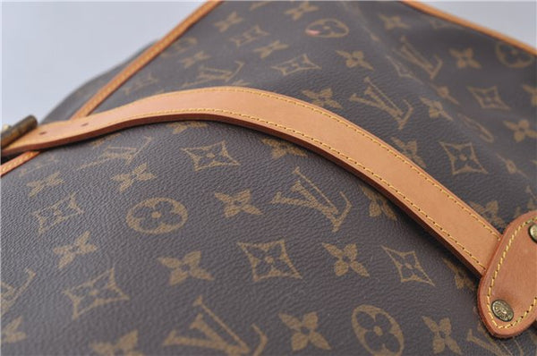 Auth Louis Vuitton Monogram Saumur 35 Shoulder Cross Body Bag M42254 LV 6165D