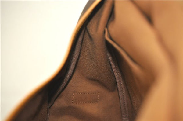 Auth Louis Vuitton Monogram Saumur 35 Shoulder Cross Body Bag M42254 LV 6165D