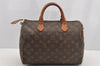 Authentic Louis Vuitton Monogram Speedy 30 Hand Boston Bag M41526 LV 6165I