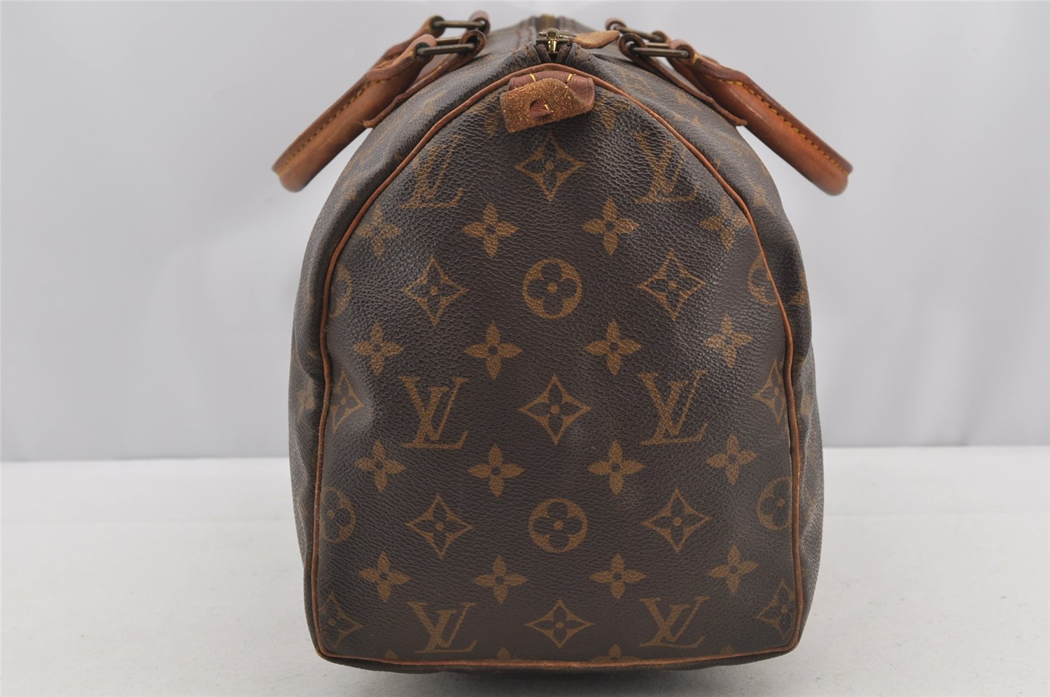 Authentic Louis Vuitton Monogram Speedy 30 Hand Boston Bag M41526 LV 6165I