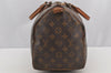 Authentic Louis Vuitton Monogram Speedy 30 Hand Boston Bag M41526 LV 6165I