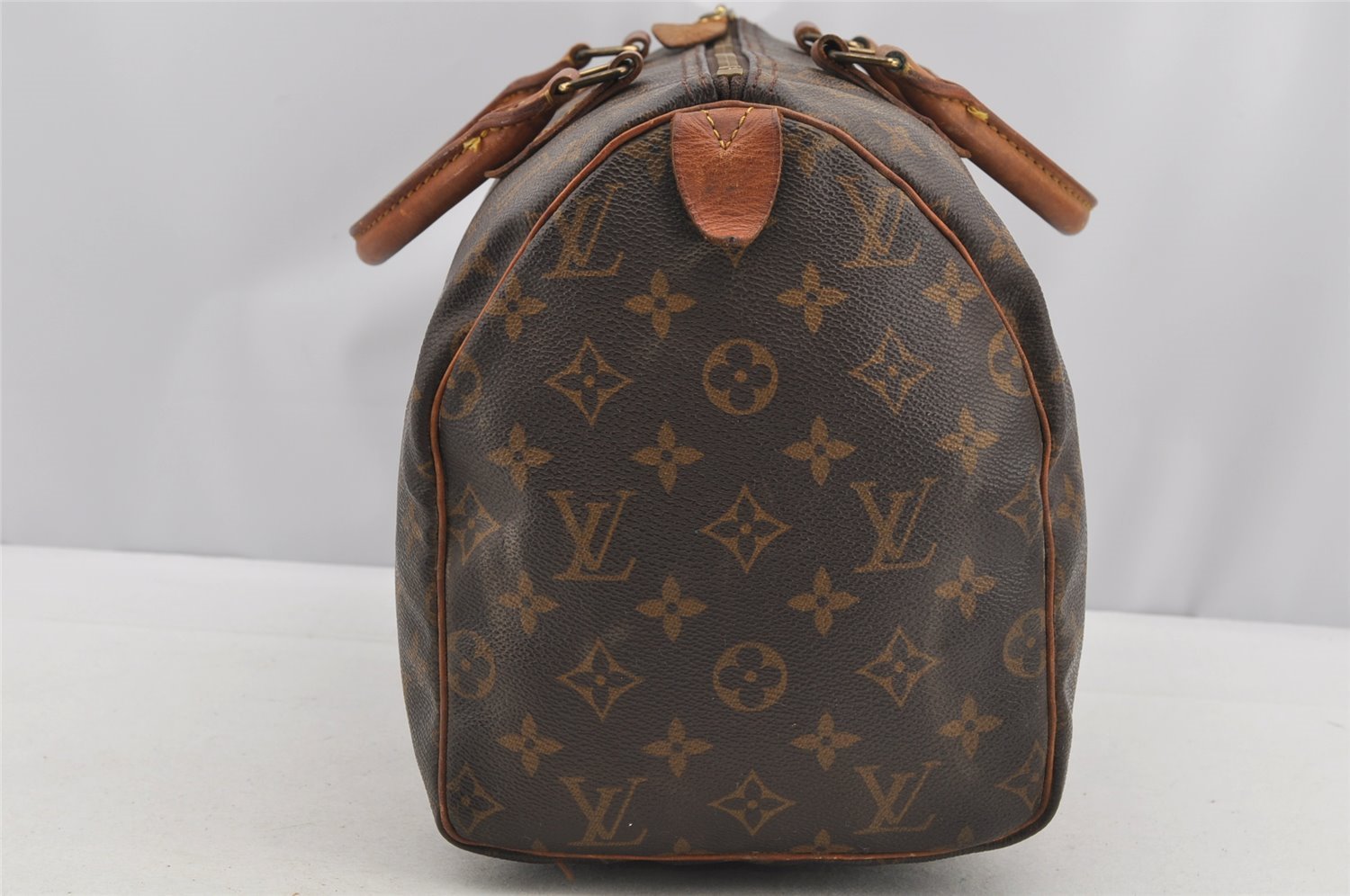 Authentic Louis Vuitton Monogram Speedy 30 Hand Boston Bag M41526 LV 6165I