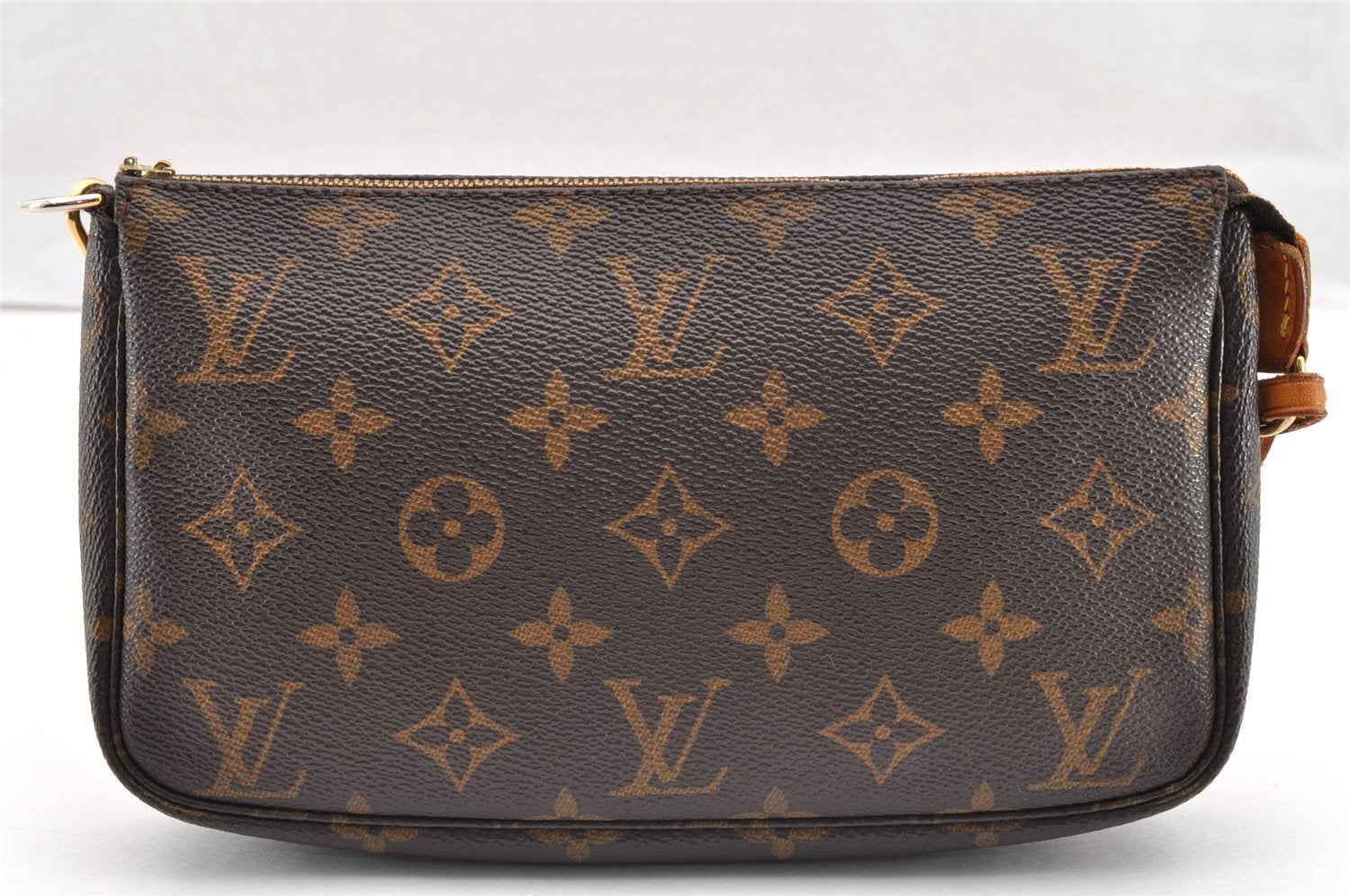 Authentic Louis Vuitton Monogram Pochette Accessoires Pouch M51980 LV Junk 6166I