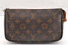 Authentic Louis Vuitton Monogram Pochette Accessoires Pouch M51980 LV Junk 6166I