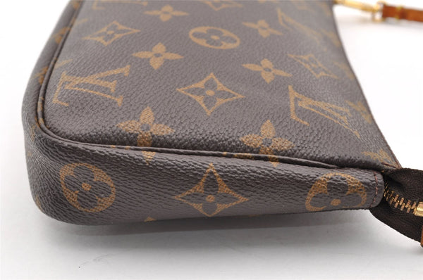 Authentic Louis Vuitton Monogram Pochette Accessoires Pouch M51980 LV Junk 6166I