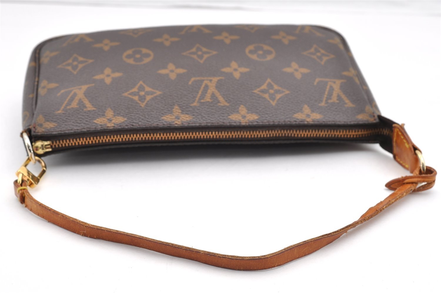 Authentic Louis Vuitton Monogram Pochette Accessoires Pouch M51980 LV Junk 6166I