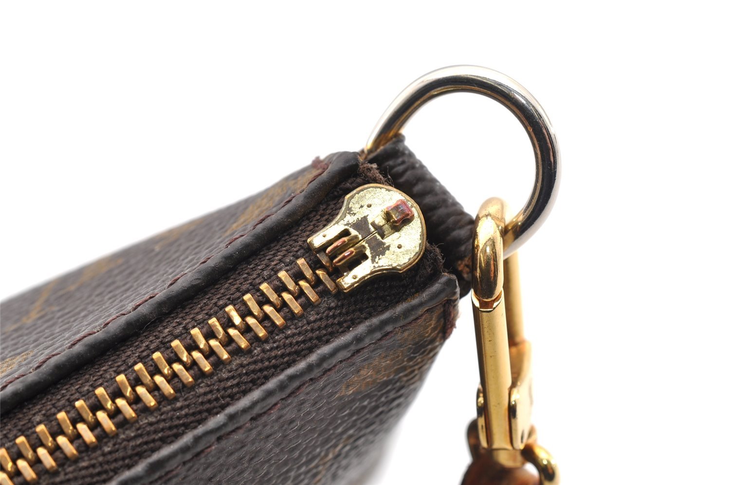 Authentic Louis Vuitton Monogram Pochette Accessoires Pouch M51980 LV Junk 6166I