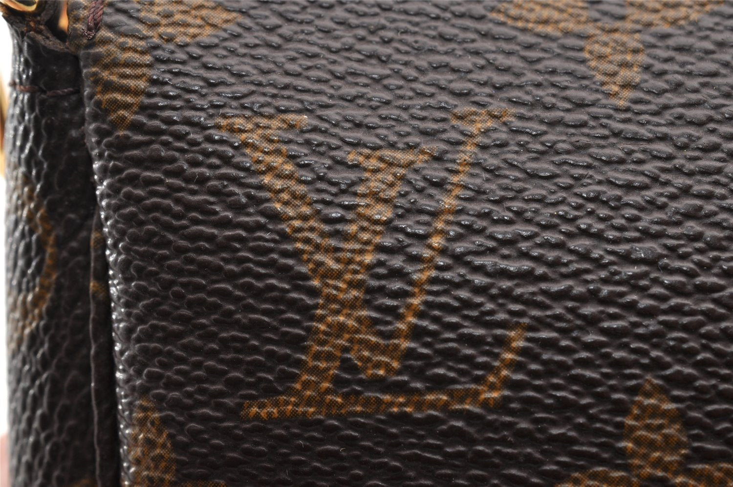 Authentic Louis Vuitton Monogram Pochette Accessoires Pouch M51980 LV Junk 6166I