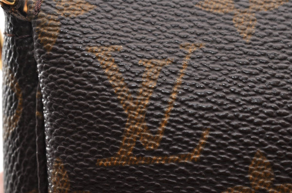 Authentic Louis Vuitton Monogram Pochette Accessoires Pouch M51980 LV Junk 6166I