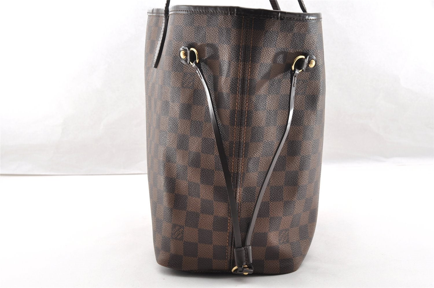 Authentic Louis Vuitton Damier Neverfull MM Shoulder Tote Bag N51105 LV 6168I