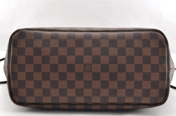 Authentic Louis Vuitton Damier Neverfull MM Shoulder Tote Bag N51105 LV 6168I