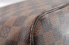 Authentic Louis Vuitton Damier Neverfull MM Shoulder Tote Bag N51105 LV 6168I