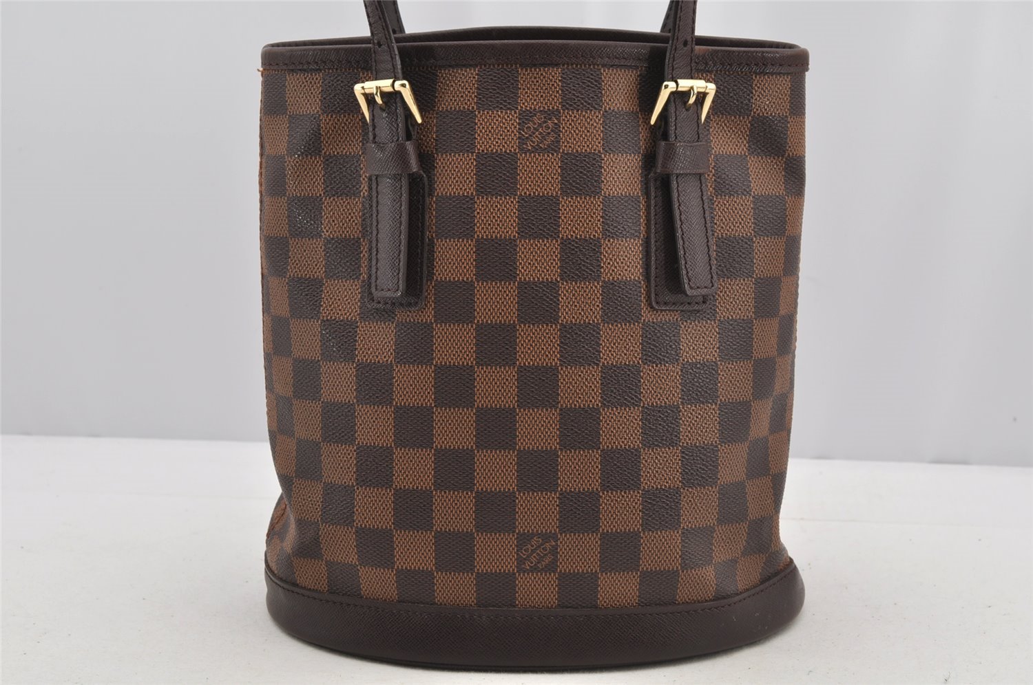Authentic Louis Vuitton Damier Marais Bucket Shoulder Tote Bag N42240 LV 6169I
