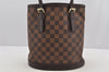 Authentic Louis Vuitton Damier Marais Bucket Shoulder Tote Bag N42240 LV 6169I