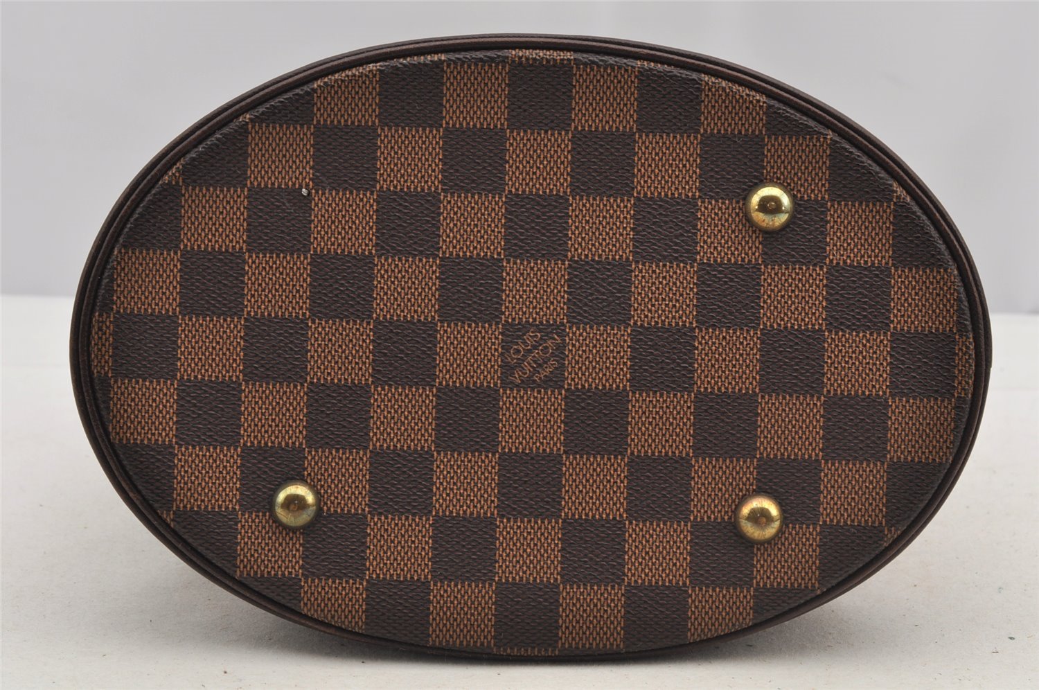 Authentic Louis Vuitton Damier Marais Bucket Shoulder Tote Bag N42240 LV 6169I