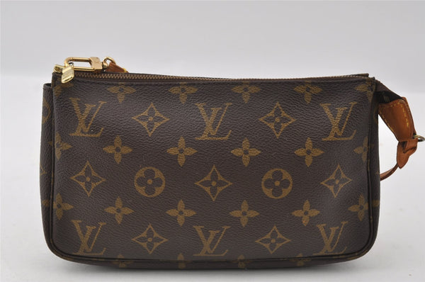 Authentic Louis Vuitton Monogram Pochette Accessoires Pouch M51980 LV 6170I