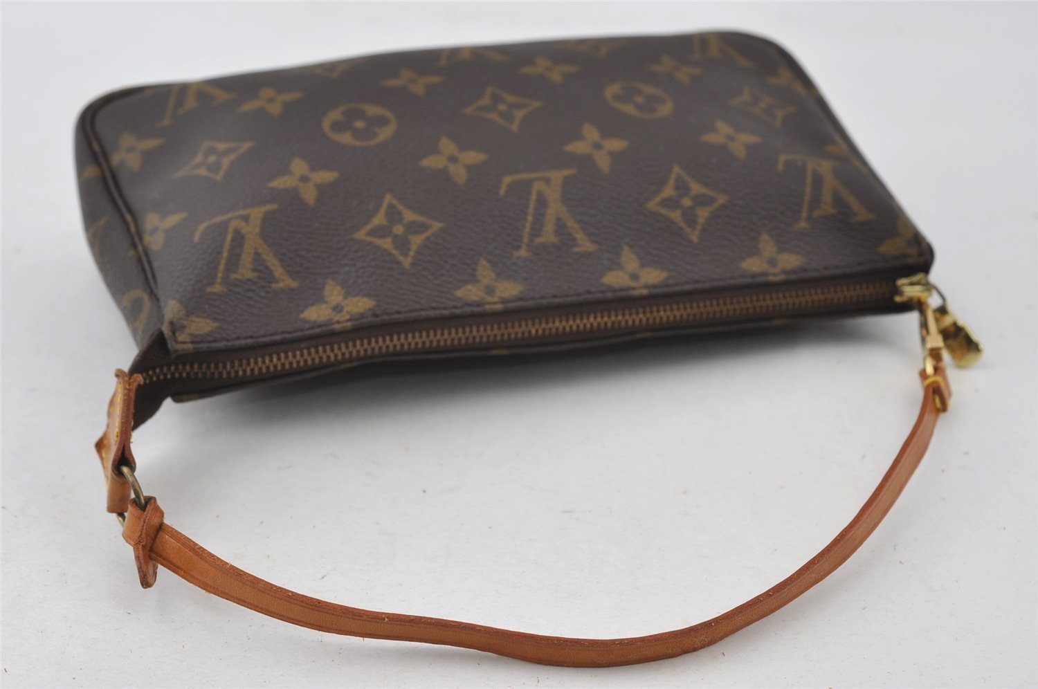 Authentic Louis Vuitton Monogram Pochette Accessoires Pouch M51980 LV 6170I