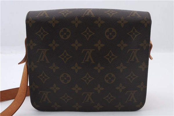 Auth LOUIS VUITTON Monogram Cartouchiere MM Shoulder Cross Bag M51253 LV 6172C
