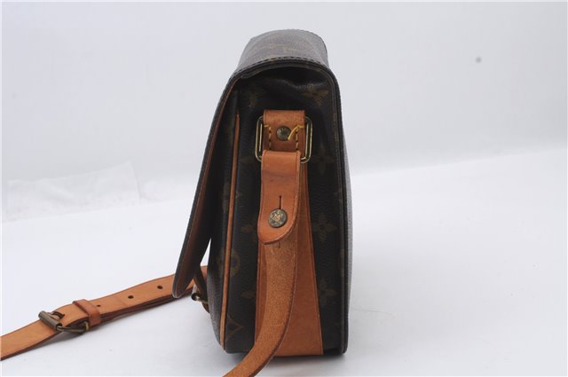 Auth LOUIS VUITTON Monogram Cartouchiere MM Shoulder Cross Bag M51253 LV 6172C