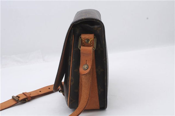 Auth LOUIS VUITTON Monogram Cartouchiere MM Shoulder Cross Bag M51253 LV 6172C