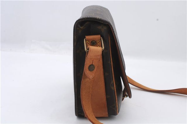 Auth LOUIS VUITTON Monogram Cartouchiere MM Shoulder Cross Bag M51253 LV 6172C