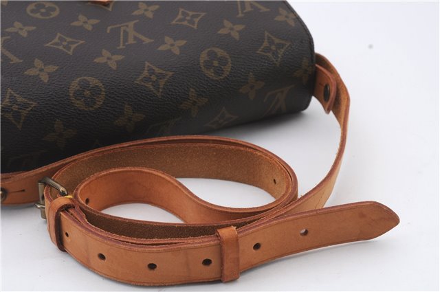 Auth LOUIS VUITTON Monogram Cartouchiere MM Shoulder Cross Bag M51253 LV 6172C